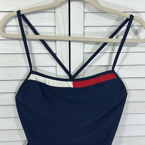Tommy Hilfiger Size 14 One Piece Swimsuit - Picture 3 of 10